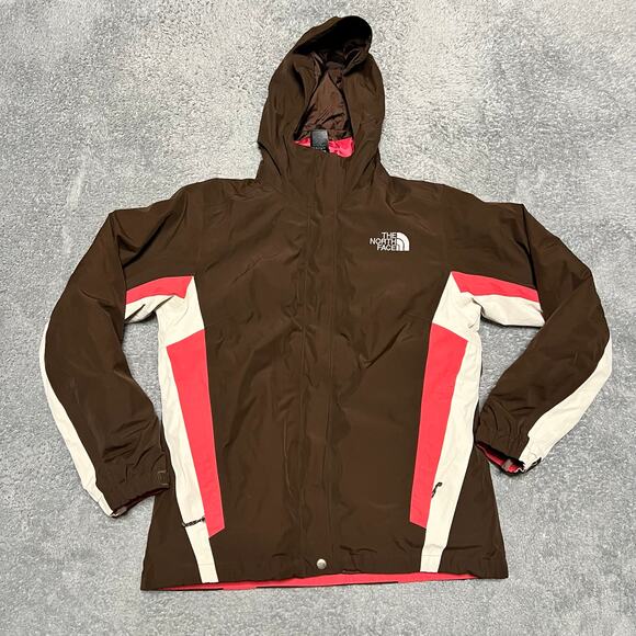 The North Face Jackets & Blazers - The North Face Coat Womens Medium Hyvent 3 in 1 Ski Winter Hooded Jacket Brown